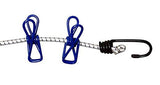 BLUE SKY GEAR STRETCH CLOTHES LINE WITH CLIPS